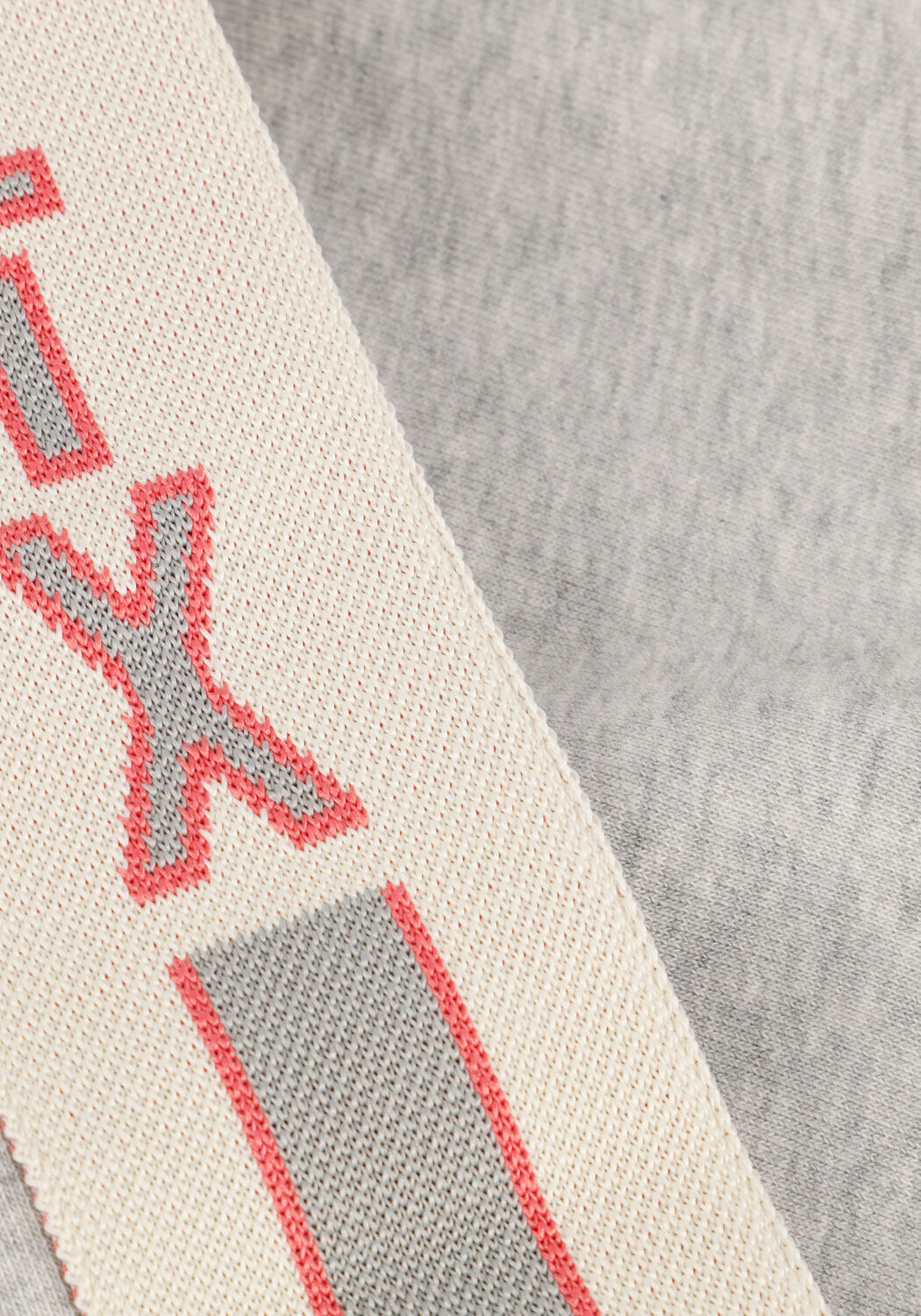 ALIX THE LABEL Chandail LADIES KNITTED STRIPE TAPE SWEATER en gris - large