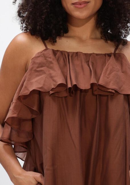 DEVOTION Robe maxi AURA en marron - large