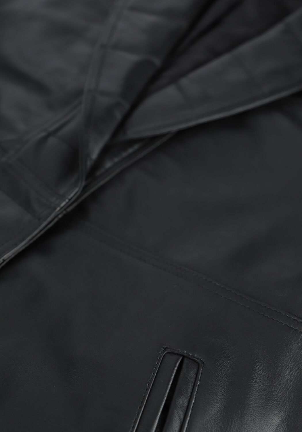CO'COUTURE Gilet HARVIE LEATHER VEST en noir - large