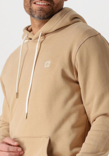 SCOTCH & SODA Chandail BADGE LOGO HOODIE Sable - large