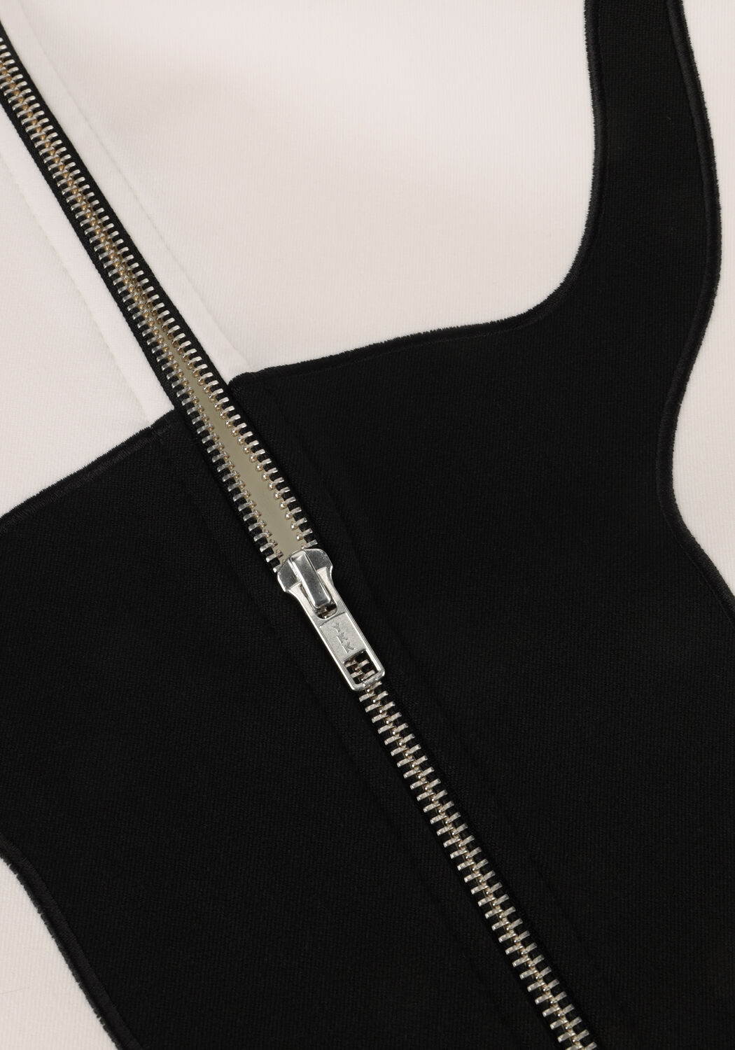 Witte ALIX THE LABEL Jack LADIES WOVEN BULL BOMBER - large