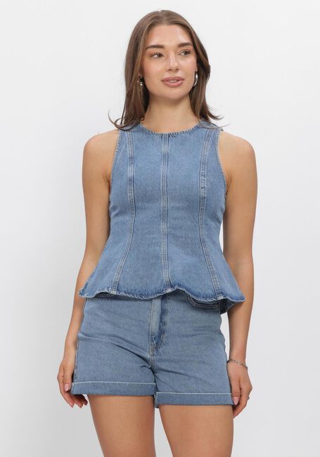 EDITED BRENDA TOP Hauts & T-shirts Bleu clair - large