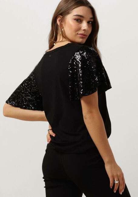 MOS MOSH T-shirt PINTER O-S SEQUIN TEE en noir - large