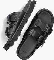 Zwarte UGG Slippers CAPITOLA BUCKLE SLIDE - medium