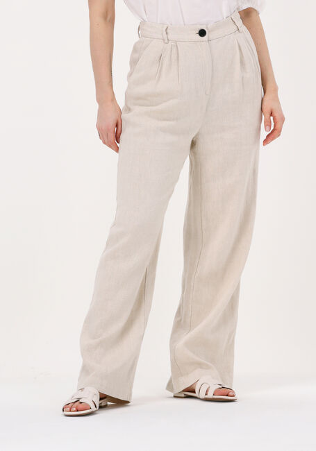 CO'COUTURE Pantalon large LINEN FLARE PANTS Sable - large
