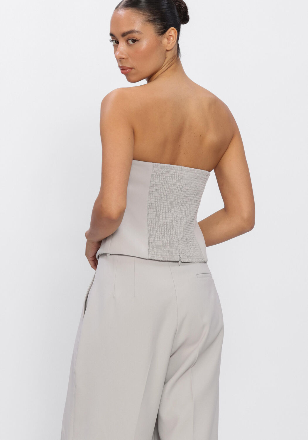 OMODA ATELIER Haut X MODEROSA - LUNA Gris clair - large