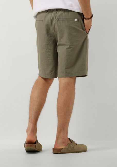 SELECTED HOMME Pantalon courte SLHREGULAR-KARL SEERSUCKER SHORTS en vert - large