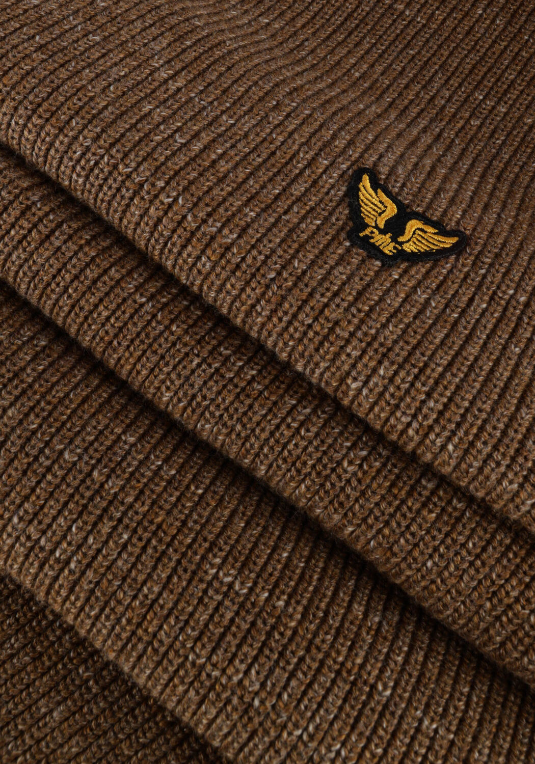 PME LEGEND Pull LONG SLEEVE R-NECK COTTON RIB en marron - large