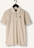 PME LEGEND Polo SHORT SLEEVE POLO FINE PIQUE ALL OVER PRINT en beige PME LEGEND Polo SHORT SLEEVE POLO FINE PIQUE ALL OVER PRINT en beige - medium