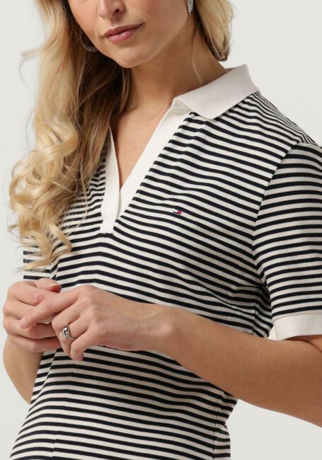 TOMMY HILFIGER Mini robe F+F OPEN PLCKTLYCLL POLO DRESS en bleu - large
