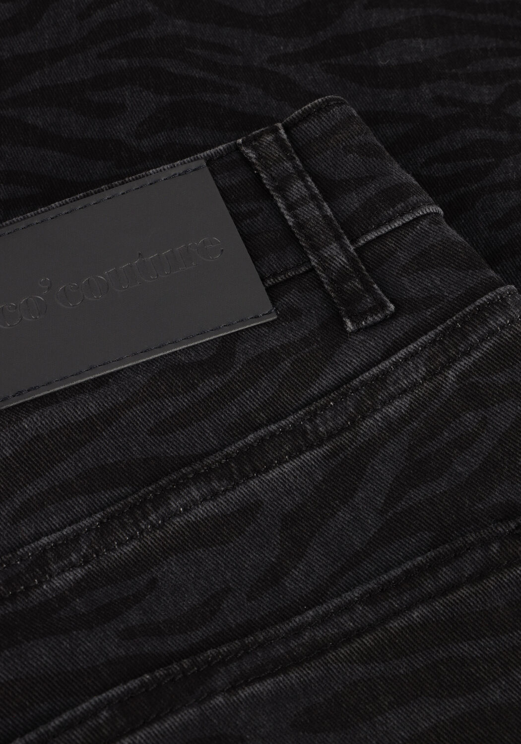 CO'COUTURE Pantalon ZEBRA GREY WIDE LONG PANTS en gris - large