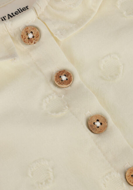 Beige LIL' ATELIER  NBFFRANNY SS LOOSE SHIRT LIL - large