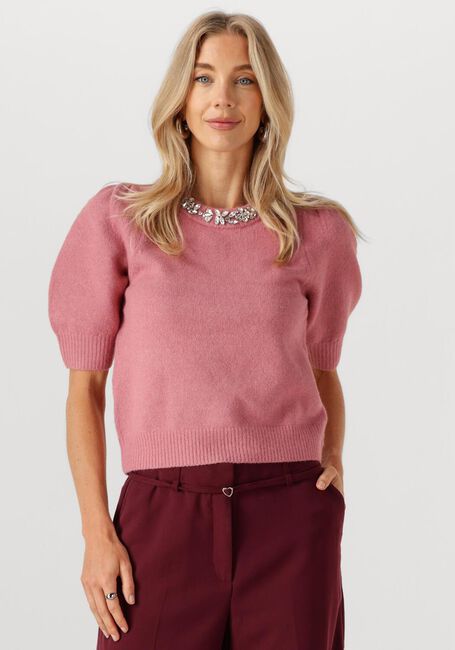 Roze NEO NOIR  MAIA STONE KNIT BLOUSE - large