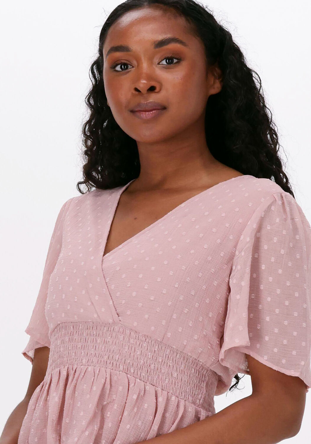 Zachtroze jurk sale