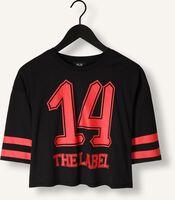 ALIX THE LABEL T-shirt LADIES KNITTED CROPPED SPORTS en noir ALIX THE LABEL T-shirt LADIES KNITTED CROPPED SPORTS en noir - medium