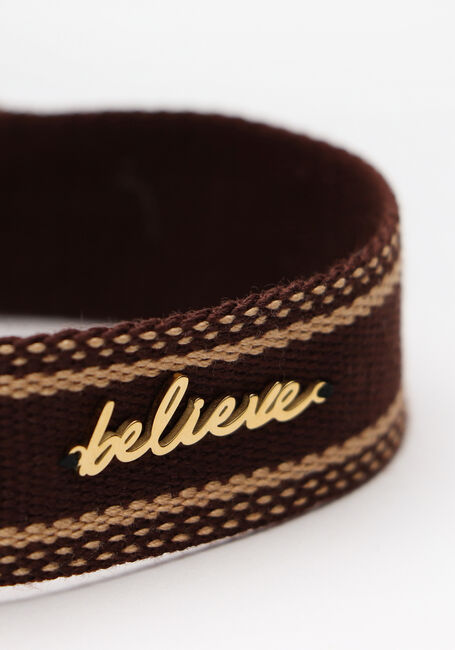 Zwarte NOTRE-V Sieraad TOUW ARMBANDJE BELIEVE - large