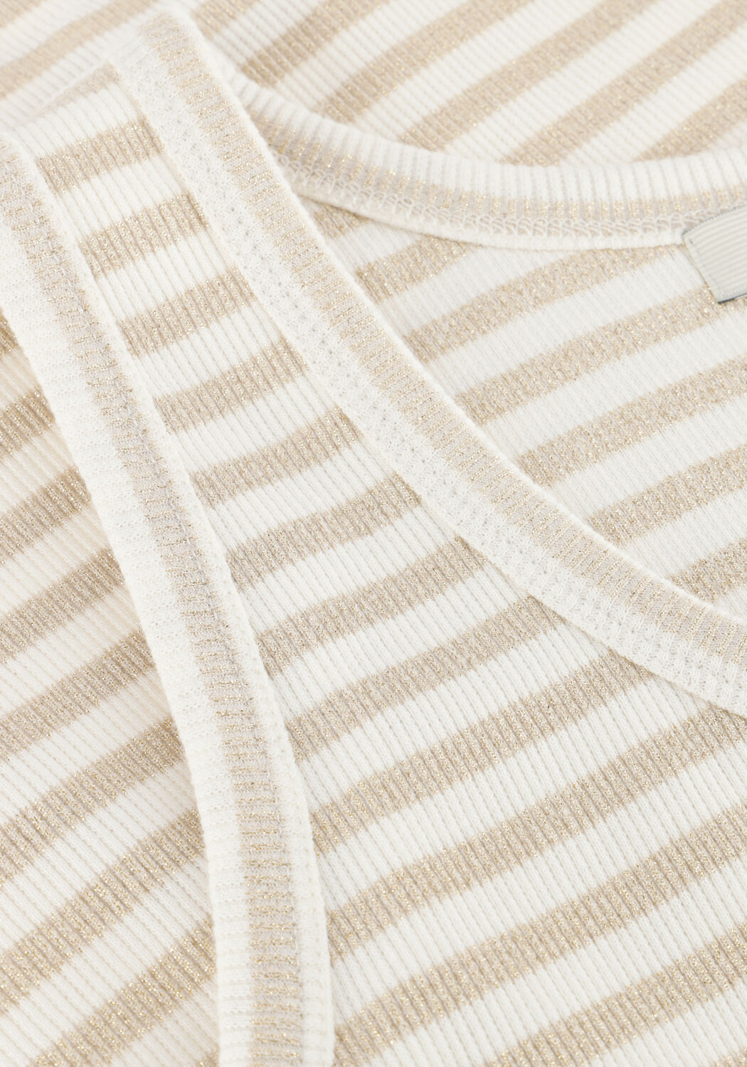 Creme NUKUS Top STEFFIE SINGLET LUREX - large