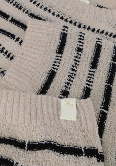 Zwarte NUKUS Trui VINNA PULLOVER SS STRIPE Zwarte NUKUS Trui VINNA PULLOVER SS STRIPE - large