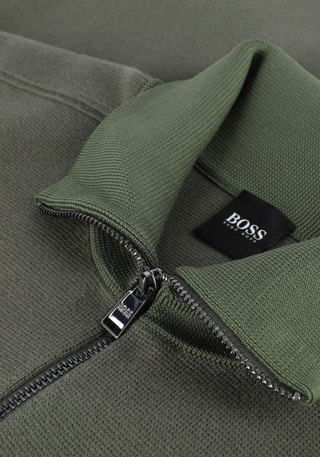 BOSS Pull UDON 10239324 Vert fonc&eacute; - large