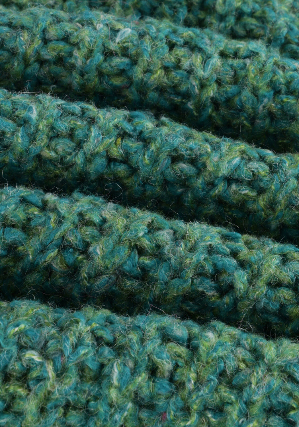 ANOTHER LABEL Pull DYLAN KNITTED PULL L/S en vert - large