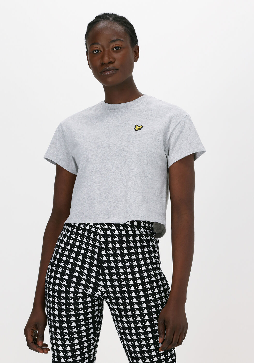 LYLE SCOTT T shirt CROPPED T SHIRT Gris clair Omoda