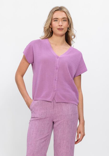 YDENCE Haut KNITTED TOP ELIN Lilas - large