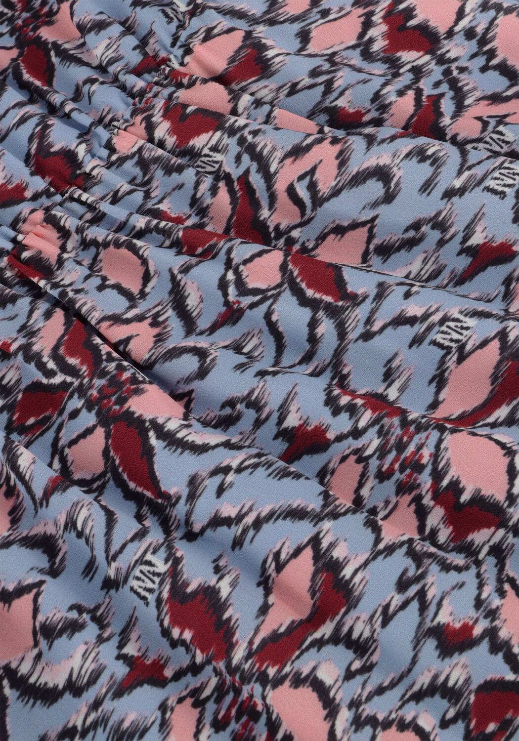 Lichtblauwe NIK & NIK Mini jurk SAFI DRESS - large