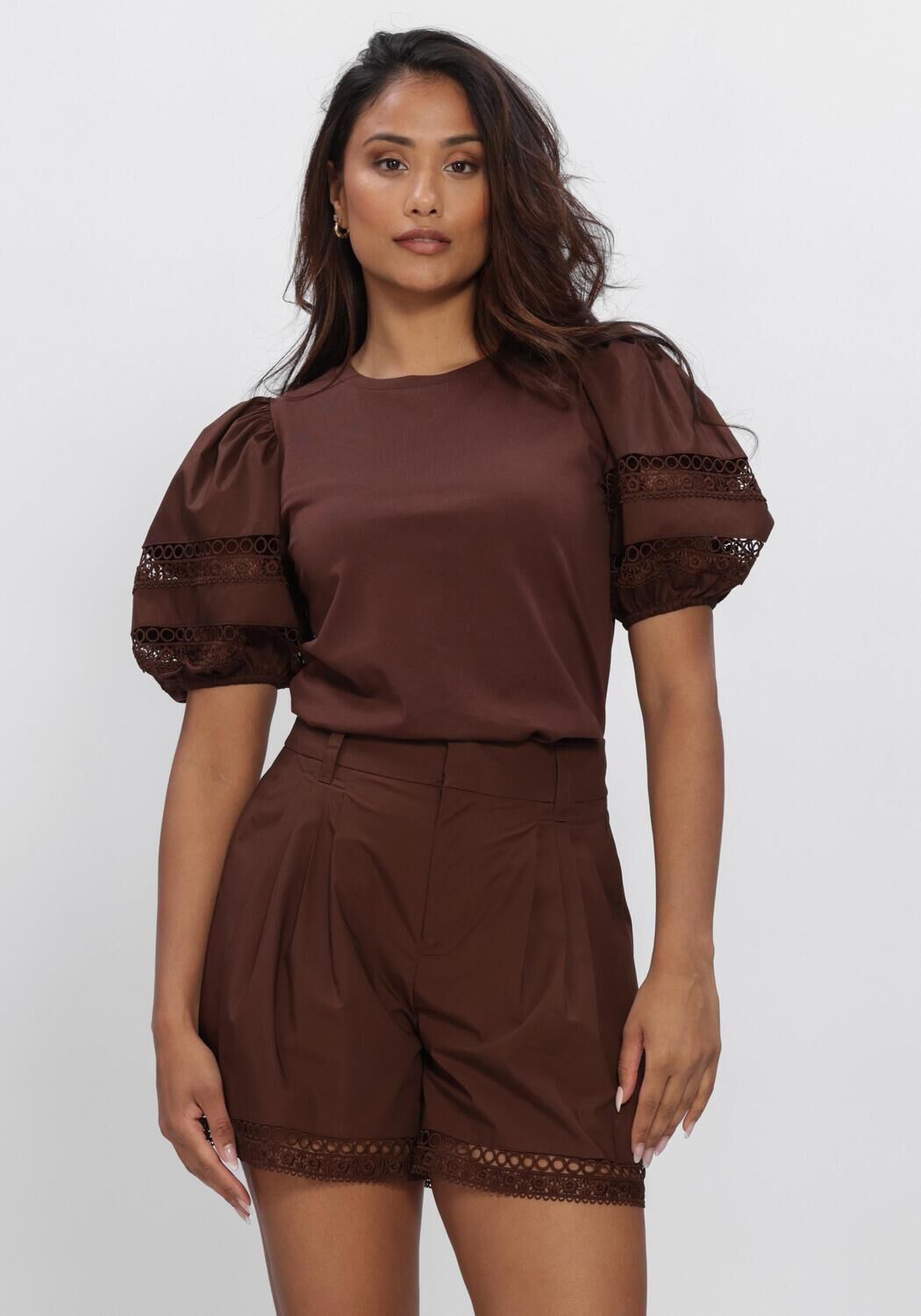 Bruine TWINSET MILANO Top 261TT2260 - large