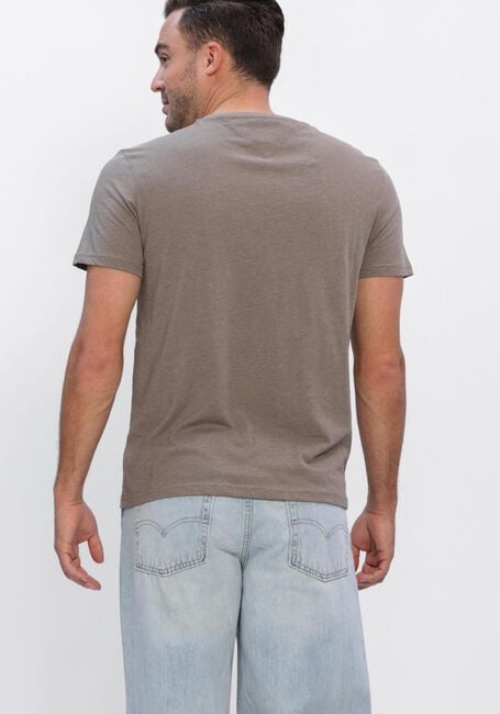 TOMMY JEANS T-shirt TJM XSLIM JASPE HTR TEE EXT en taupe - large