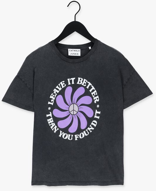CATWALK JUNKIE T-shirt TS PEACE FLOWER en gris - large