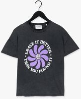 Grijze CATWALK JUNKIE T-shirt TS PEACE FLOWER
