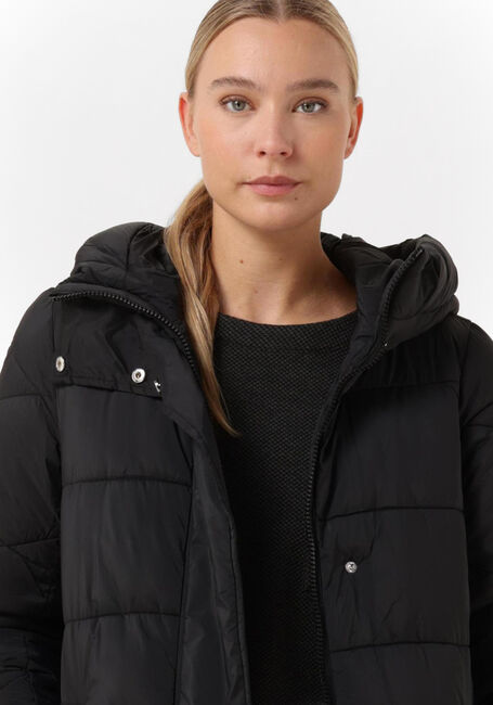 Zwarte Y.A.S. Gewatteerde jas YASLIRA LONG PADDED COAT - large