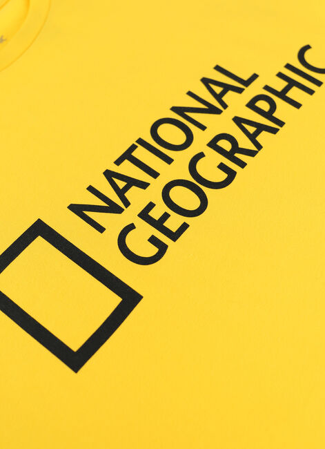 NATIONAL GEOGRAPHIC T-shirt UNISEX T-SHIRT WITH BIG LOGO en jaune - large