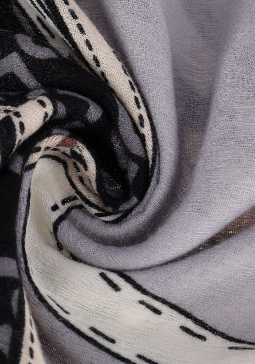 LIU JO BELTS SCARF Foulard en noir - large