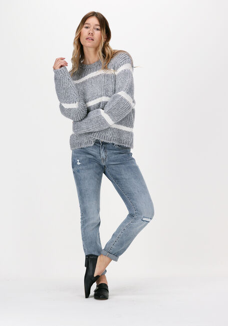 Grijze JUST FEMALE Trui ROMA KNIT - large