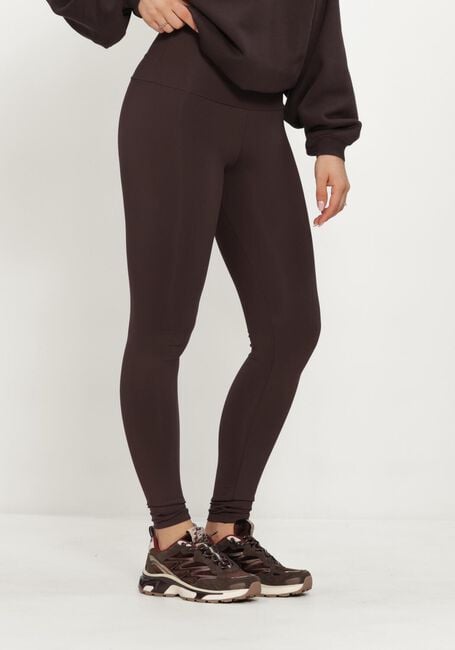 Bruine DEBLON SPORTS Broeken/jumpsuits CLASSIC LEGGINGS HIGH WAISTBAND - large