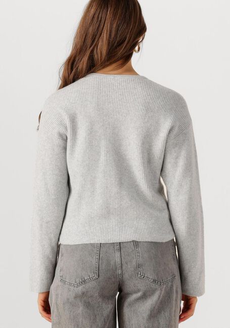 PENN & INK Gilet CARDIGAN W25B345 Gris clair - large