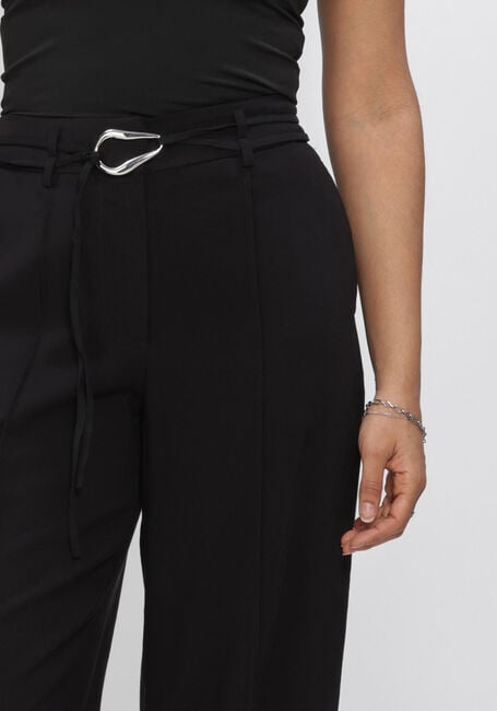 Zwarte OBJECT Broeken/jumpsuits OBJMABEL MW LO PANT E VIP 26 - large