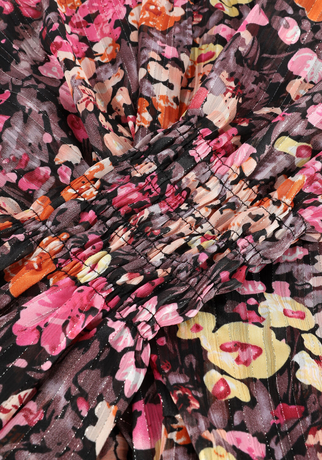 NEO NOIR Mini robe MANGA FESTIVE FLORAL DRESS en rose - large