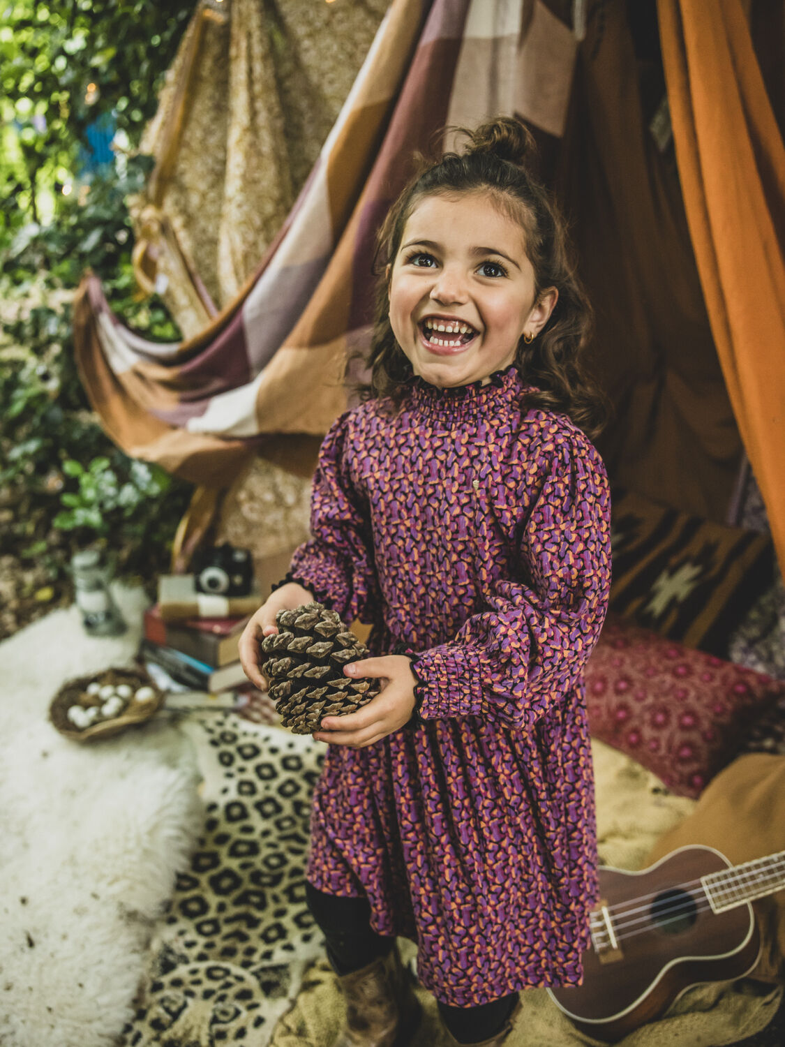 LOOXS Little Mini robe 2531-7802 en multicolore - large