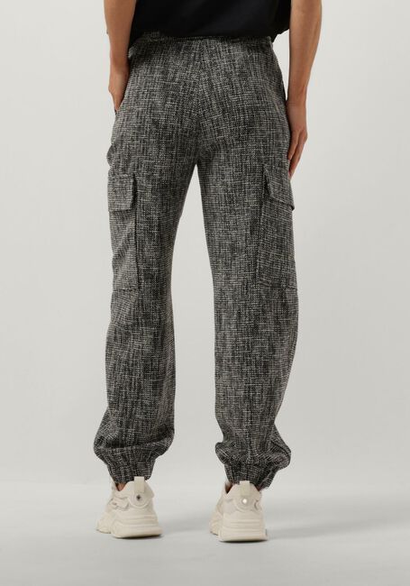 Grijze ALIX THE LABEL Cargobroeken LADIES WOVEN BOUCLE CARGO PANTS - large