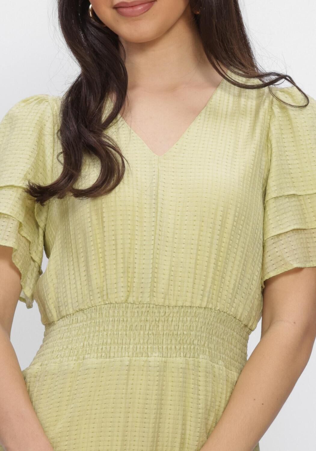 FREEBIRD WV-STRUCTURE-VOILE-26-1 Robes en vert - large