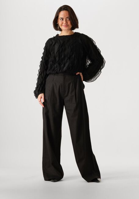 Y.A.S. YASMEZUNA LS TOP Hauts & T-shirts en noir - large
