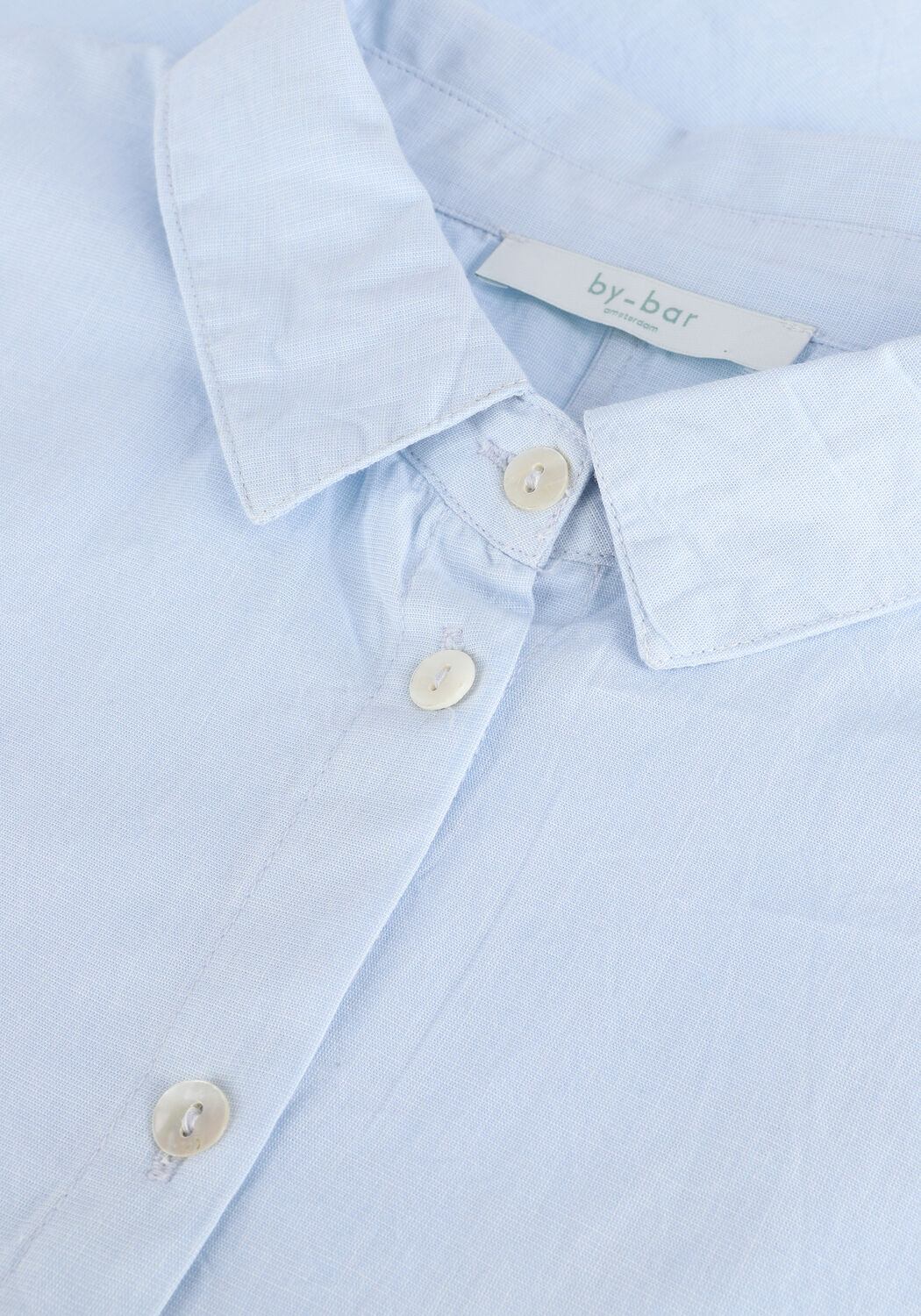 Lichtblauwe BY-BAR  NOREL CHAMPBRAY BLOUSE - large