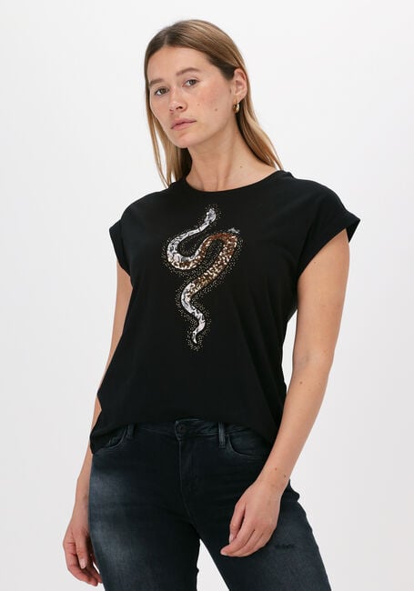 LIU JO T-shirt T-SHIRT MODA M/C en noir - large