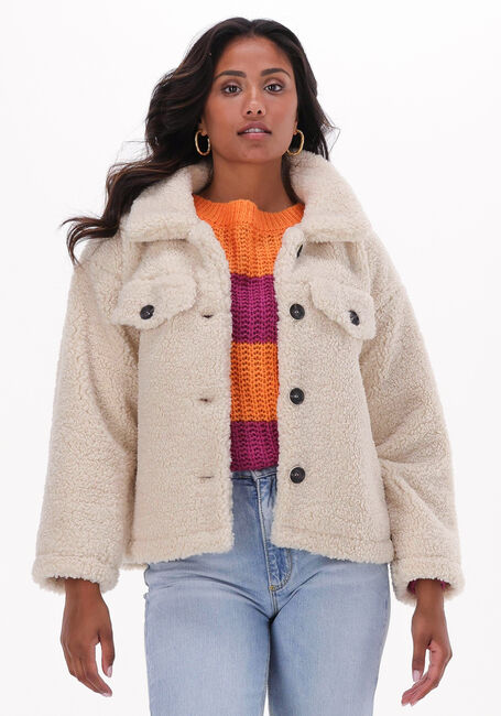 Ecru YDENCE Teddy jas JACKET CHLOE - large