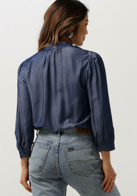 Blauwe MINUS  KELSY 3/4 SLEEVE BLOUSE - large