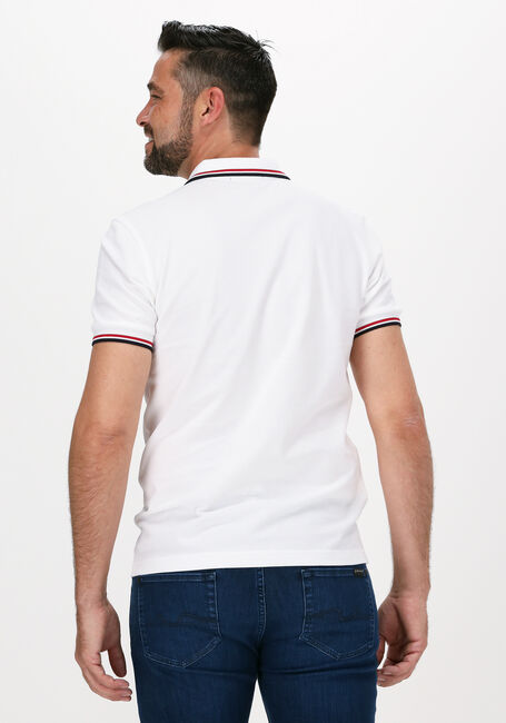FRED PERRY Polo TWIN TIPPED FRED PERRY SHIRT en blanc - large