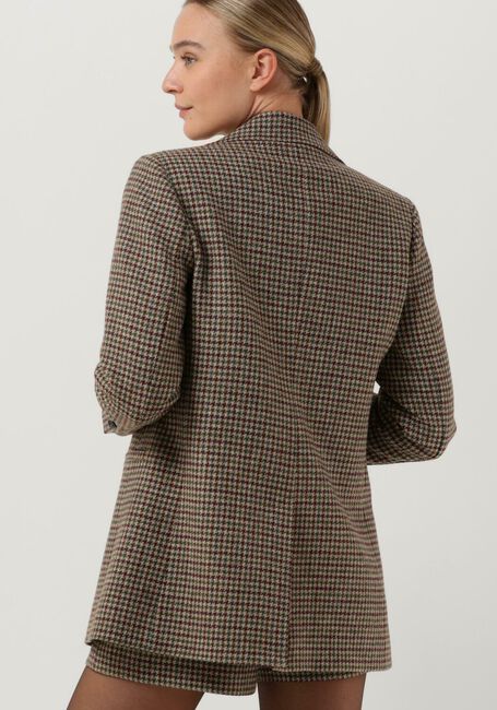 VANILIA Blazer TWEED WOOL COLBERT Bordeaux - large