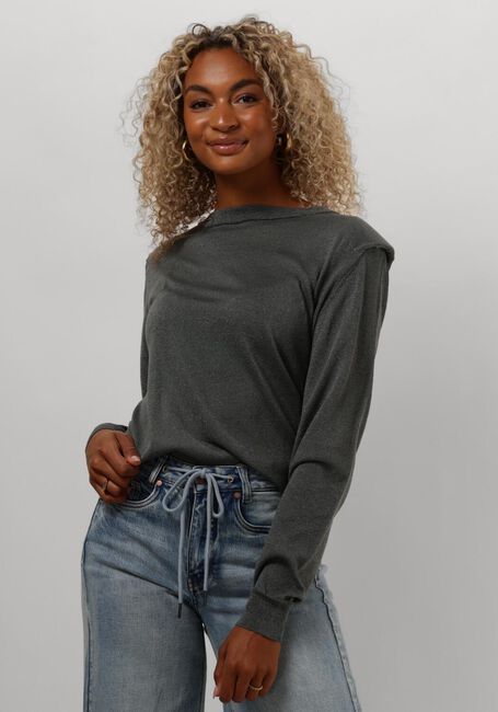 Grijze MINUS Trui MEKIRA KNIT PULLOVER - large
